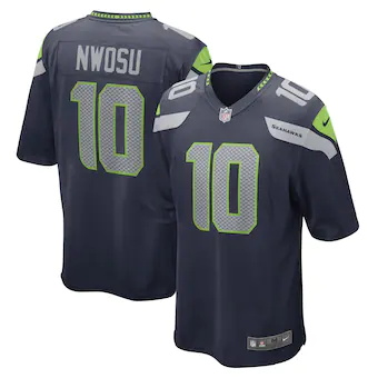 mens nike uchenna nwosu college navy seattle seahawks game 